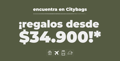 Regalos desde $34.900 para viajeros: ¡opciones perfectas en Citybags!