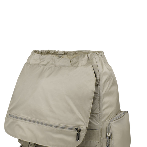 Morral Mochilero Pequeno Citybags Beige