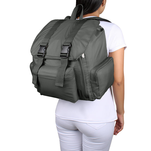 Morral Mochilero Pequeno Citybags Gris