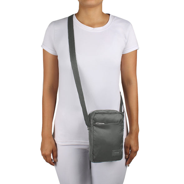 Bolso Manos Libres Mini Citybags Light Gris