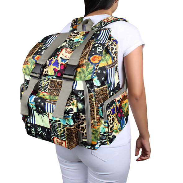 Morral Mochilero Pequeno ULTRA Estampado Glam Citybags Multicolora