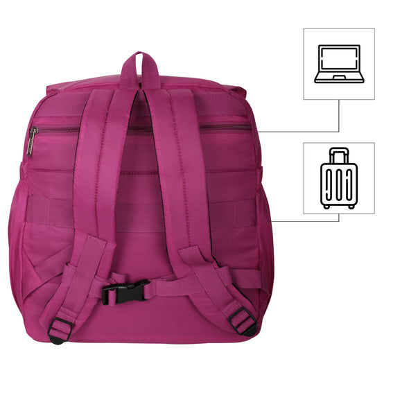 Morral Cabina Tapa Citybags Fucsia