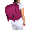 Morral Cabina Tapa Citybags Fucsia