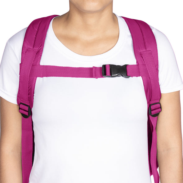 Morral Cabina Tapa Citybags Fucsia