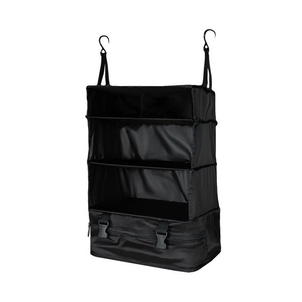 Cubos Organizador de viaje Acordeon 5 compartimientos Light Negro