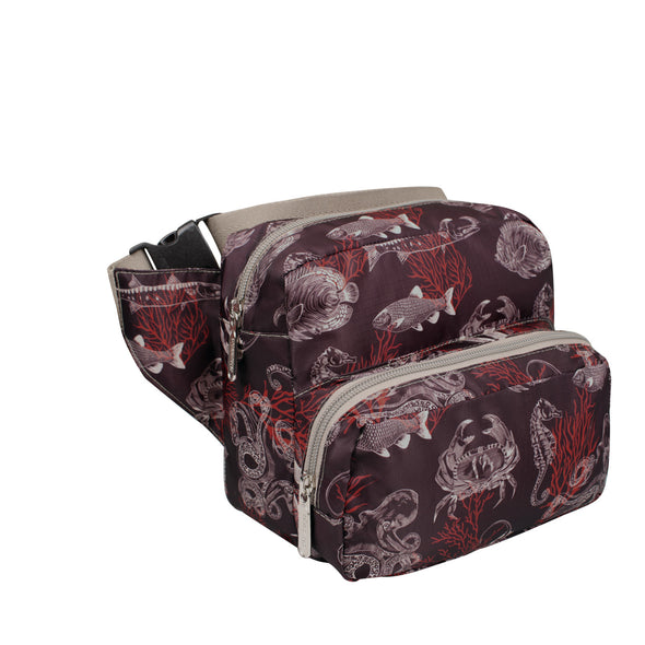 Canguro XL ULTRA Plegable Estampado Coral Multicolor Citybags