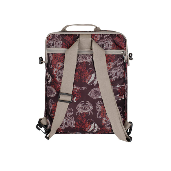 Bolso Manos Libres Convertible a Morral Citybags ULTRA Coral