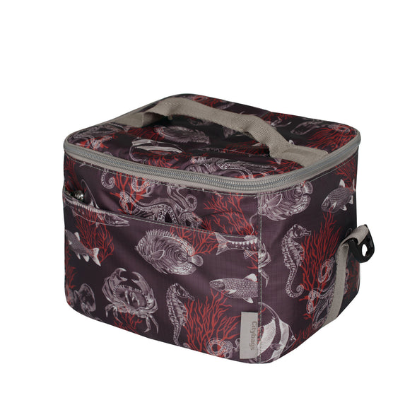 Lonchera Clasica Ultra Citybags Estampado Coral