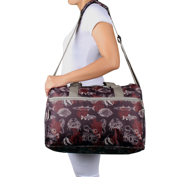 Maleta M ULTRA Plegable Estampado Coral Citybags