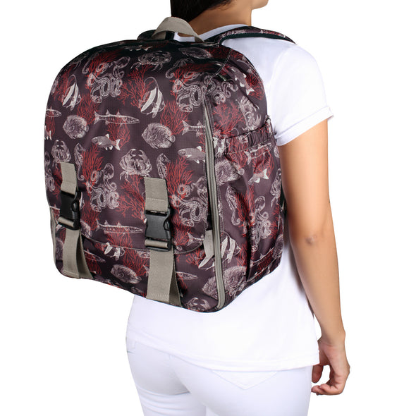 Morral Cabina Tapa Ultra Estampado Coral Citybags