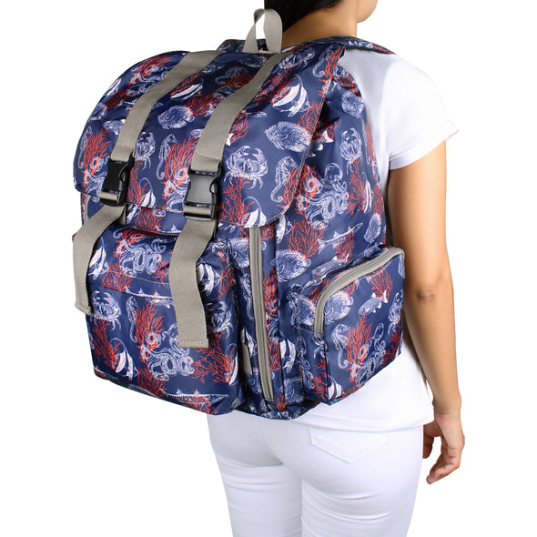 Morral Mochilero XL ULTRA Estampado Vida Citybags Multicolor