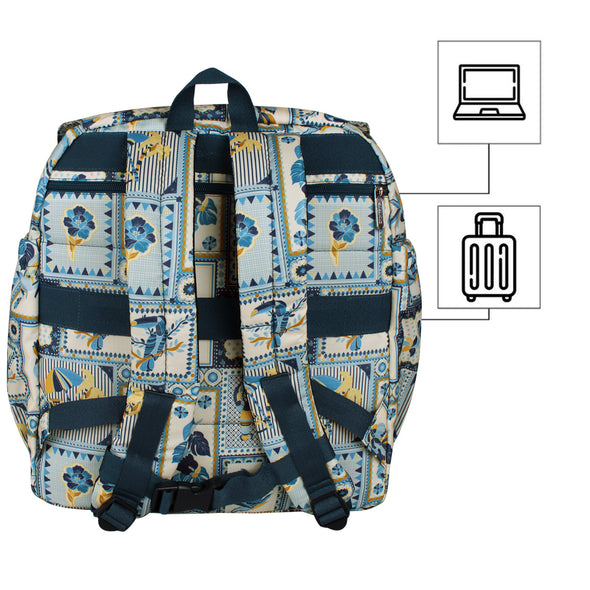 Morral Cabina Tapa  Citybags ULTRA Estampado Tropic