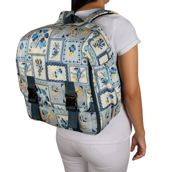 Morral Cabina Tapa  Citybags ULTRA Estampado Tropic