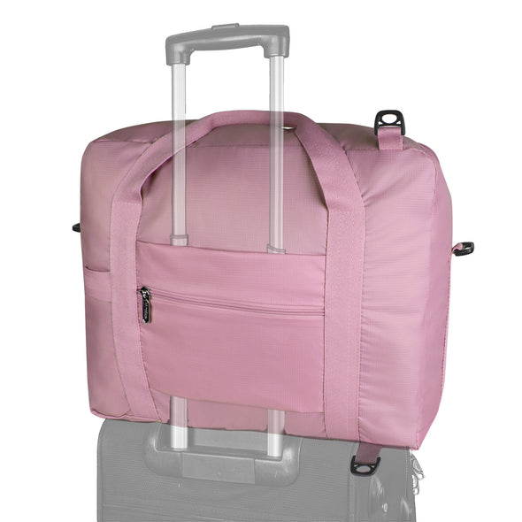 Maleta Equipaje de Mano Plegable Citybags Rosado Pastel