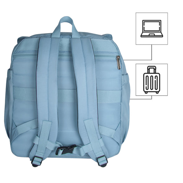 Morral Cabina Tapa Citybags Azul Claro