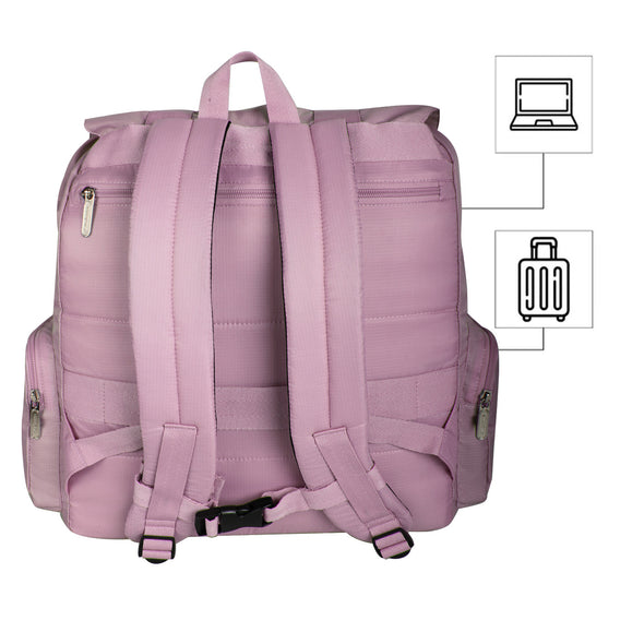 Morral Mochilero Pequeno Citybags Rosado Pastel