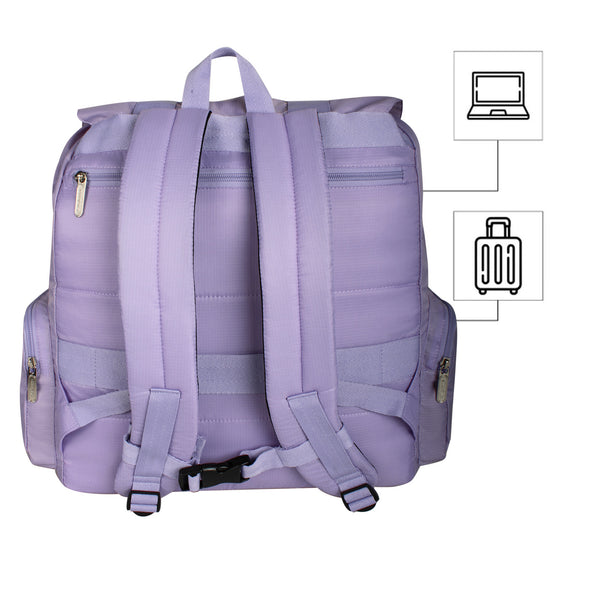 Morral Mochilero Pequeno Citybags Morado Lila