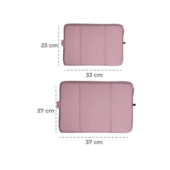 Estuche Laptop Citybags Rosado Pastel