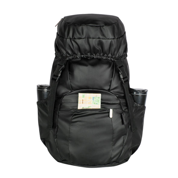 Morral Viajero ULTRA Plegable Brillante Negro