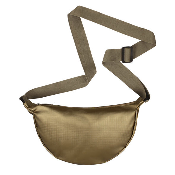 Bolso City Pequeño Manos Libres Plegable Ultra Brillante Gold