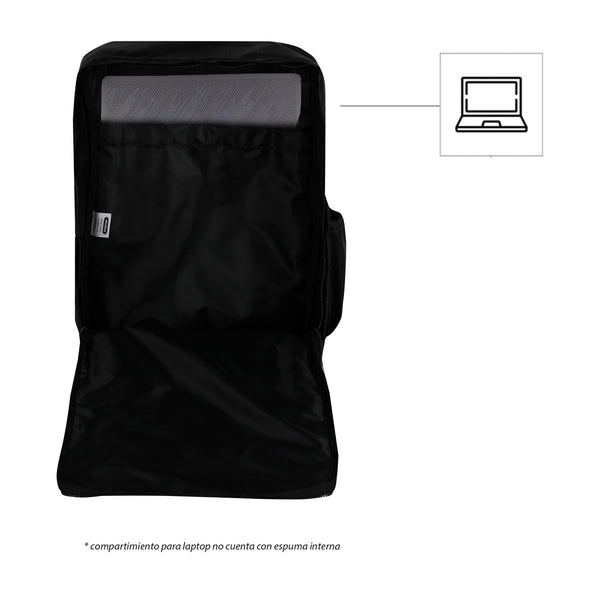 Morral Active Citybags Ultra Brillante Negro