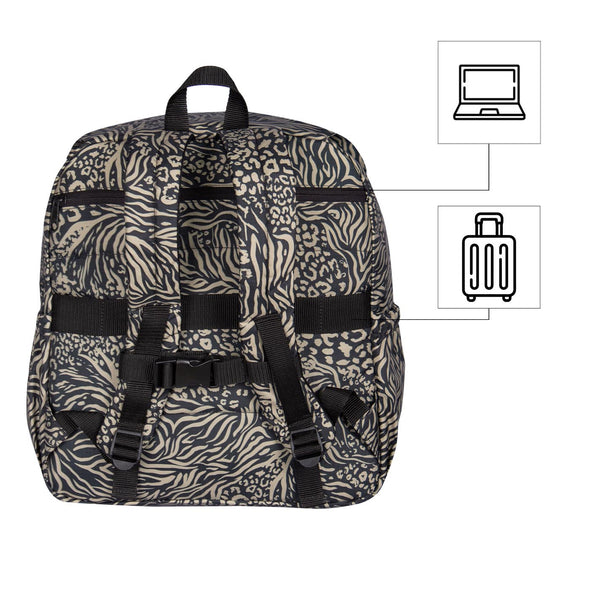 Morral Cabina Tapa Ultra Citybags Estampado Salvaje